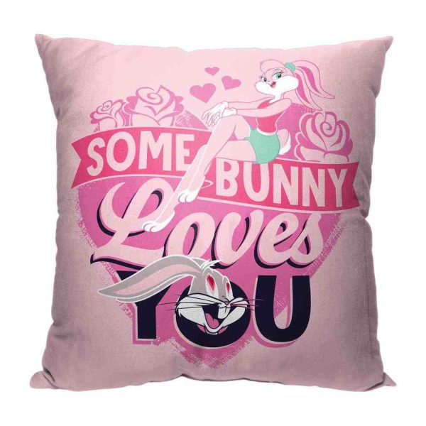 Warner Bros. Looney Tunes Some Bunny Loves You Throw Pillow 18x18 Inches Online Sale