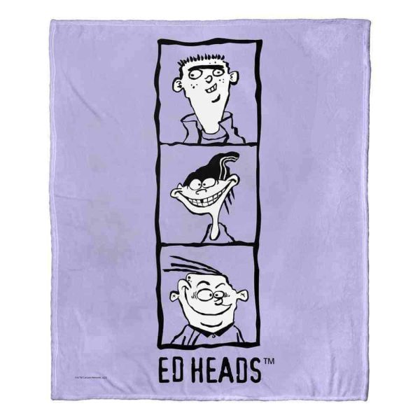 Cartoon Network Ed Edd N Eddy Ed Heads Silk Touch Throw Blanket 50x60 Inches Online Sale