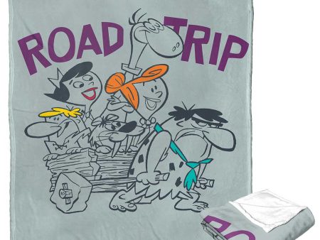 Warner Bros. The Flintstones Road Trip Silk Touch Throw Blanket 50x60 Inches For Discount