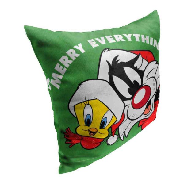 Warner Bros. Looney Tunes Merry Everything Throw Pillow 18x18 Inches Online