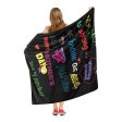 Warner Bros. Justice League Mom Is Super Silk Touch Throw Blanket 50x60 Inches Supply