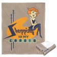 Warner Bros. The Jetsons Shopping Workout Silk Touch Throw Blanket 50x60 Inches For Sale