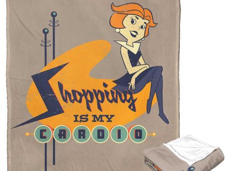 Warner Bros. The Jetsons Shopping Workout Silk Touch Throw Blanket 50x60 Inches For Sale