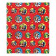 Warner Bros. Justice League Heroic Holiday Helpers Silk Touch Throw Blanket 50x60 Inches Fashion