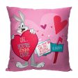 Warner Bros. Looney Tunes Looney Love Letter Throw Pillow 18x18 Inches Supply