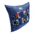 Warner Bros. Justice League Heroic Holidays Throw Pillow 18x18 Inches For Sale