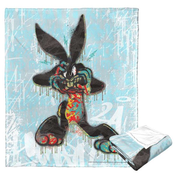 Warner Bros. Looney Tunes Crazy Bugs Silk Touch Throw Blanket 50x60 Inches Online Hot Sale