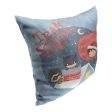 Warner Bros. Justice League Team Santa Throw Pillow 18x18 Inches Hot on Sale