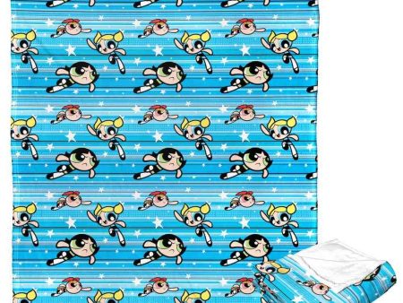 Cartoon Network Powerpuff Girls Flying Fast Silk Touch Throw Blanket 50x60 Inches Discount