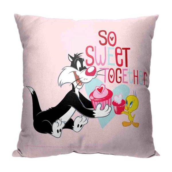 Warner Bros. Looney Tunes So Sweet Together Throw Pillow 18x18 Inches Supply