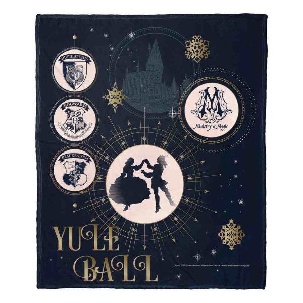 Warner Bros. Harry Potter Yule Ball Silk Touch Throw Blanket 50x60 Inches on Sale