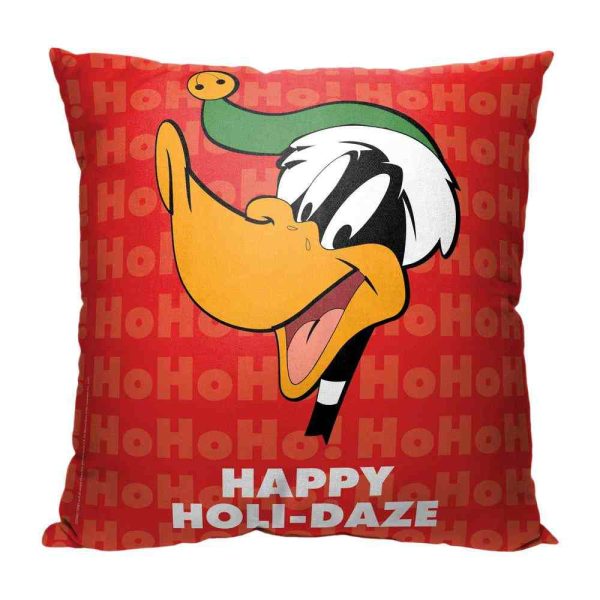 Warner Bros. Looney Tunes Happy Holi Daze Throw Pillow 18x18 Inches Discount