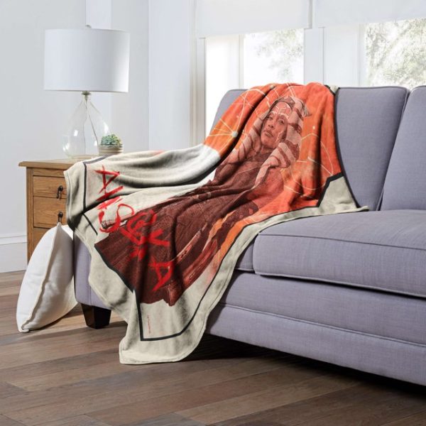 Disney Star Wars Boba Fett Boba Lives Silk Touch Sherpa Throw Blanket Twin Size 60x80 Inches Online now