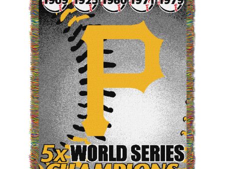 MLB Pittsburgh Pirates Commemorative Series Throw Blanket 48x60 Inches For Cheap