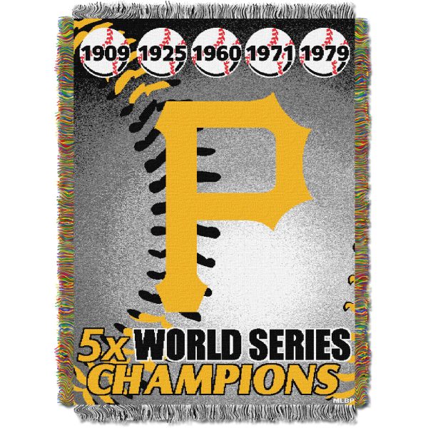 MLB Pittsburgh Pirates Commemorative Series Throw Blanket 48x60 Inches For Cheap