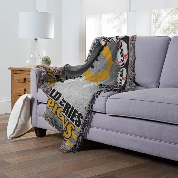 MLB Pittsburgh Pirates Commemorative Series Throw Blanket 48x60 Inches For Cheap