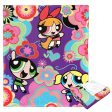 Cartoon Network Powerpuff Girls Flower Exploosion Silk Touch Throw Blanket 50x60 Inches Hot on Sale