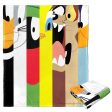 Warner Bros. Looney Tunes Technicolor Tunes Silk Touch Throw Blanket 50x60 Inches Hot on Sale