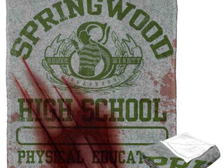 Warner Bros. Nightmare on Elm Street Wont Survive Springwood High Silk Touch Throw Blanket 50x60 Inches Discount