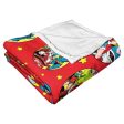 Warner Bros. Justice League Heroic Holiday Helpers Silk Touch Throw Blanket 50x60 Inches Fashion