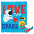 Disney Pixar Wall-E Love At First Spark Silk Touch Throw Blanket 50x60 Inches Online Hot Sale