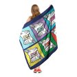 Warner Bros. Looney Tunes Pop Art Bugs Micro Raschel Throw Blanket 46x60 Inches Online Sale