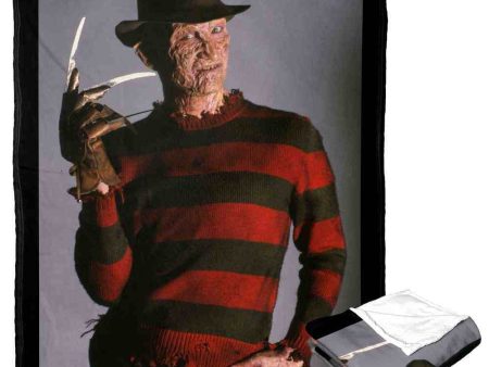 Warner Bros. Nightmare on Elm Street Don t Mess With Freddy Silk Touch Throw Blanket 50x60 Inches For Discount