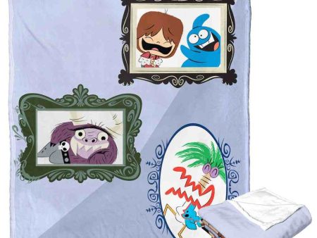 Cartoon Network Foster s Home For Imaginary Friends Framed Silk Touch Throw Blanket 50x60 Inches Cheap