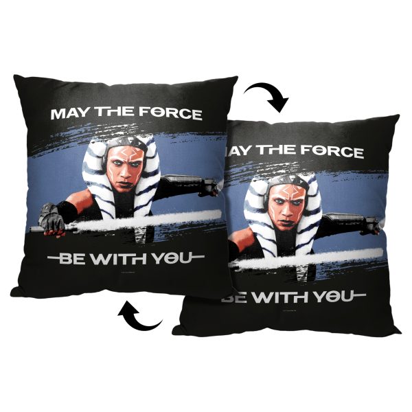 Disney Star Wars Ahsoka May The Force Throw Pillow 18x18 Inches Online Hot Sale